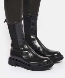 ADIEU PARIS Bottines Chelsea Type 171 Cuir Noir, Exclusivité Lulli -Golden Goose-boutique adieu look20220830 150