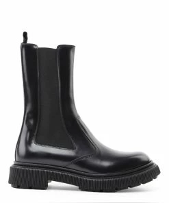 ADIEU PARIS Bottines Chelsea Type 171 Cuir Noir, Exclusivité Lulli