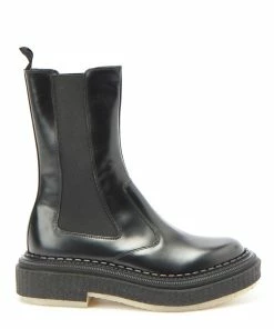 ADIEU PARIS Bottines Chelsea Type 172 Cuir Noir, Exclusivité Lulli