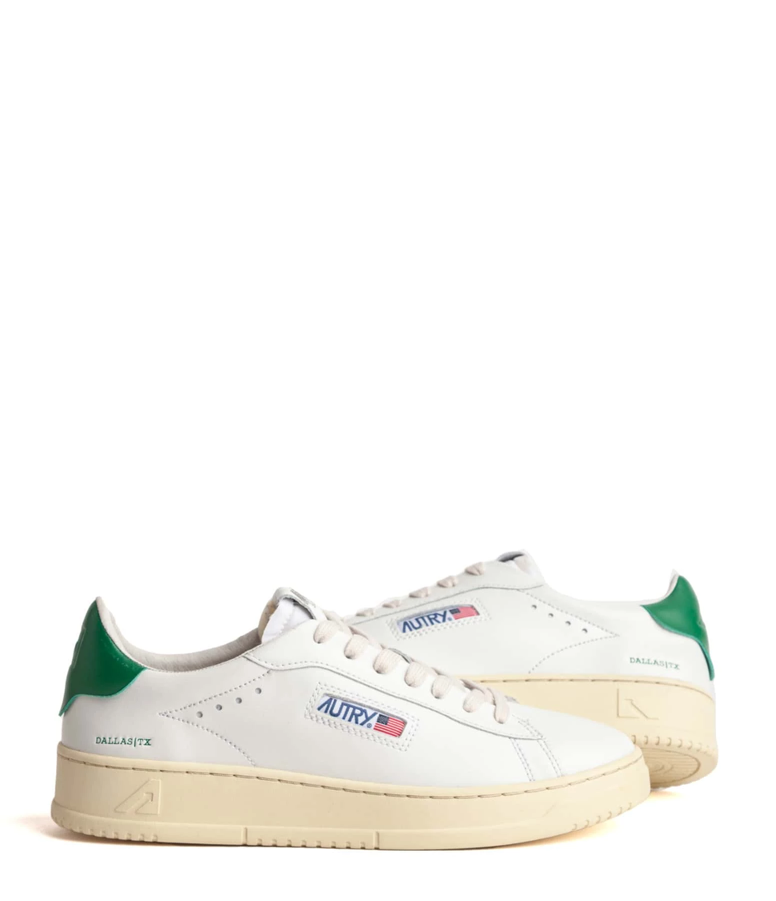 AUTRY Baskets Dallas Low Cuir Blanc 4 AUTRY Baskets Dallas Low Cuir Blanc – Image 2