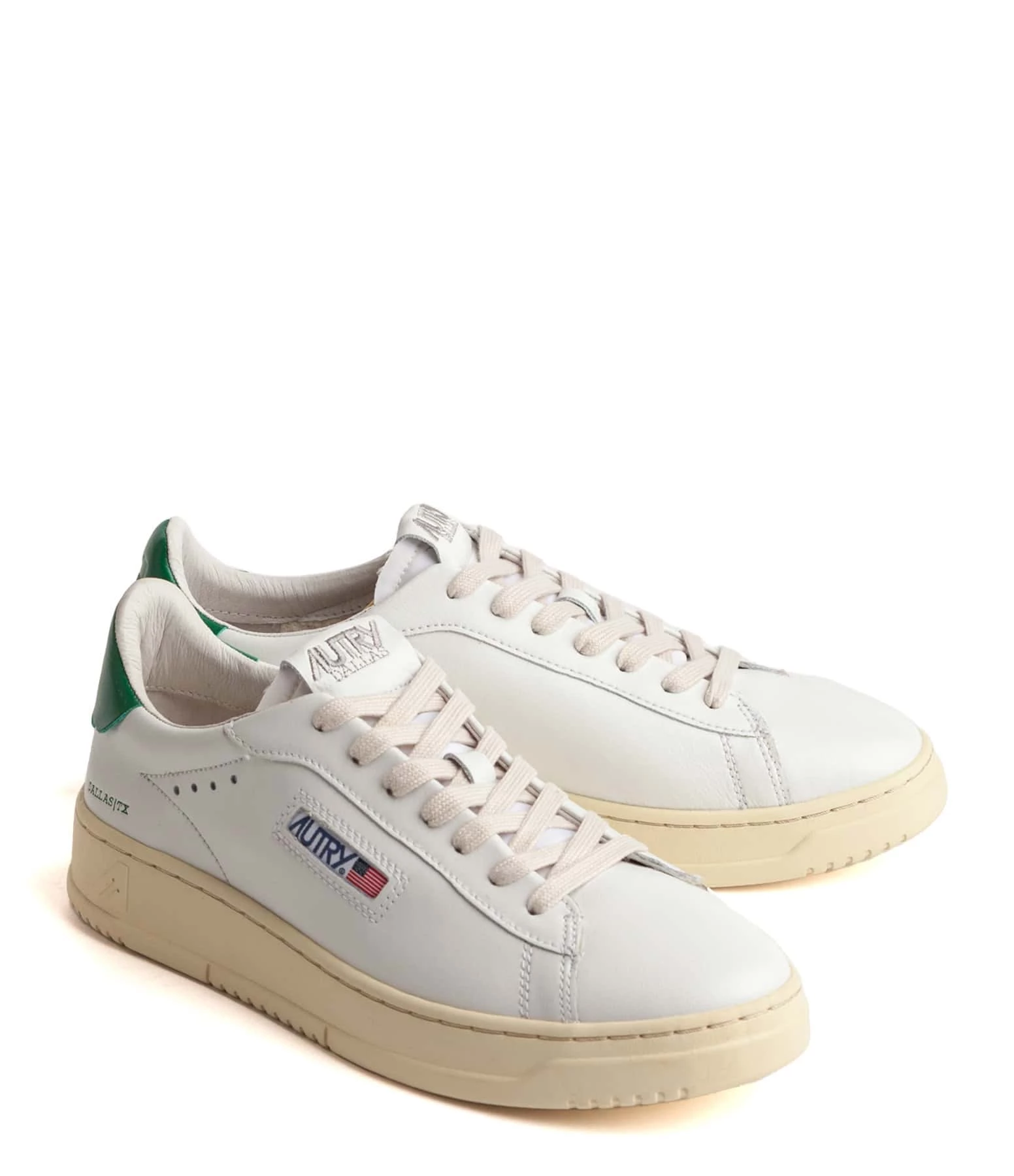 AUTRY Baskets Dallas Low Cuir Blanc 6 AUTRY Baskets Dallas Low Cuir Blanc – Image 4