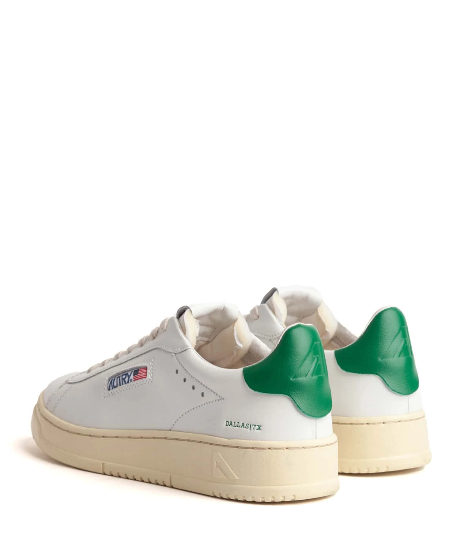 AUTRY Baskets Dallas Low Cuir Blanc 7 AUTRY Baskets Dallas Low Cuir Blanc – Image 5