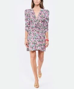 Aeyde Sandales à Talons Olga Cuir Doré -Golden Goose-boutique aeyde look20220524 214