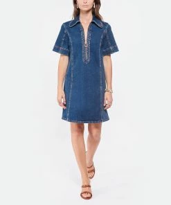 Aeyde Sandales à Talons Barbara Cuir Cognac -Golden Goose-boutique aeyde look20220524 344 1