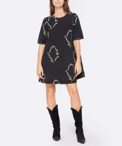 Aeyde Bottines Santiag Ariel Cuir Suédé Noir -Golden Goose-boutique aeyde look20221007 310 1