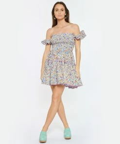 Aeyde Sabots Bibi Cuir Turquoise -Golden Goose-boutique aeyde look20230124 152