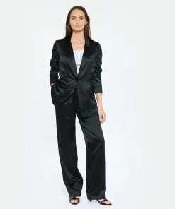 Aeyde Sandales à Talons Olga Cuir Noir -Golden Goose-boutique aeyde look20230124 295