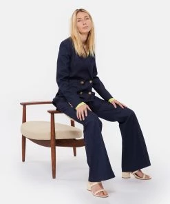 Aeyde Sandales à Talons Barbara Cuir Crème -Golden Goose-boutique aeyde look20230125 608