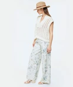 Aeyde Sandales à Talons Barbara Cuir Crème -Golden Goose-boutique aeyde look20230131 26