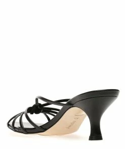 Aeyde Sandales à Talons Olga Cuir Noir -Golden Goose-boutique aeyde51446 pck20230109 3 1