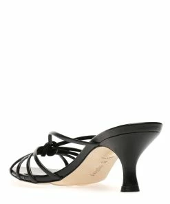Aeyde Sandales à Talons Olga Cuir Noir -Golden Goose-boutique aeyde51446 pck20230109 3