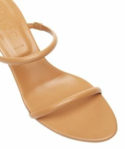 Aeyde Sandales à Talons Anni Cuir Noisette -Golden Goose-boutique aeyde51447 pck20230109 4 2 scaled