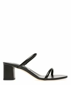 Aeyde Sandales à Talons Anni Cuir Noir