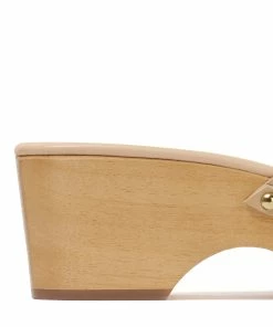 Aeyde Sabots Bobbie Cuir Beige -Golden Goose-boutique aeyde bobbie calf leather latte 5