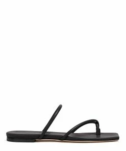 Aeyde Sandales Mina Cuir Noir