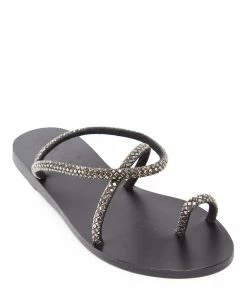 Ancient Greek Sandals Sandales Apli Eleftheria Strass Noir -Golden Goose-boutique ags1048162 pck20221206 4