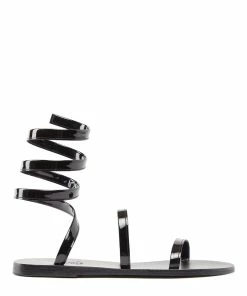 Ancient Greek Sandals Sandales Ofis Cuir Noir