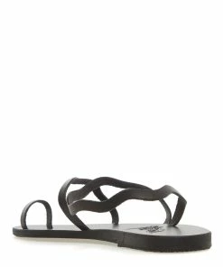Ancient Greek Sandals Sandales Elafonisos Cuir Noir -Golden Goose-boutique ags1148164 pck20221206 3 1