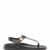 Ancient Greek Sandals Sandales Alki Cuir Noir