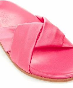 Ancient Greek Sandals Mules Whitney Satin Fuchsia -Golden Goose-boutique ags1148169 pck20221206 4