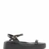 Ancient Greek Sandals Sandales Irida Cuir Noir