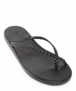 Ancient Greek Sandals Sandales Ioulia Cuir Noir -Golden Goose-boutique ags1148171 pck20221206 4