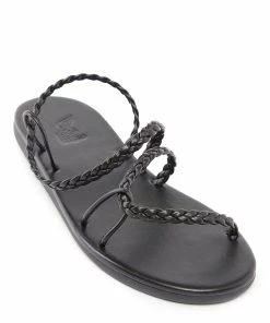 Ancient Greek Sandals Sandales Maya Cuir Noir -Golden Goose-boutique ags1148172 pck20221206 4
