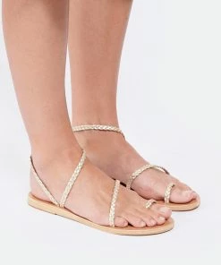 Ancient Greek Sandals Sandales Eleftheria Platine -Golden Goose-boutique agsel look20220524 143