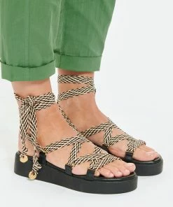 Ancient Greek Sandals Sandales Evelina Écru -Golden Goose-boutique agsev look20220608 96