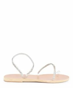 Ancient Greek Sandals Sandales Irina Transparent Strass