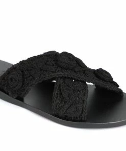 Ancient Greek Sandals Mules Thais Noir -Golden Goose-boutique agsth43694 pck20220608 4 scaled