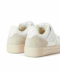 AMI Paris Baskets Unisexe Coton Blanc 11 AMI Paris Baskets Unisexe Coton Blanc -Golden Goose-boutique amipa50260 pck20230118 3