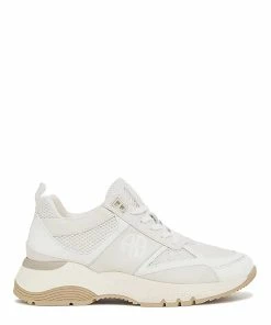 ANINE BING Baskets Dina Cuir Blanc