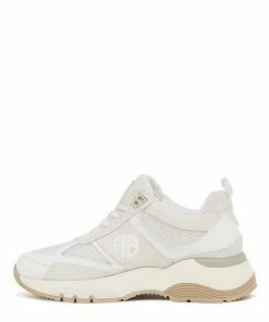 ANINE BING Baskets Dina Cuir Blanc 13 ANINE BING Baskets Dina Cuir Blanc -Golden Goose-boutique anine bing dina sneakers white s 14 3136 183 02 985x