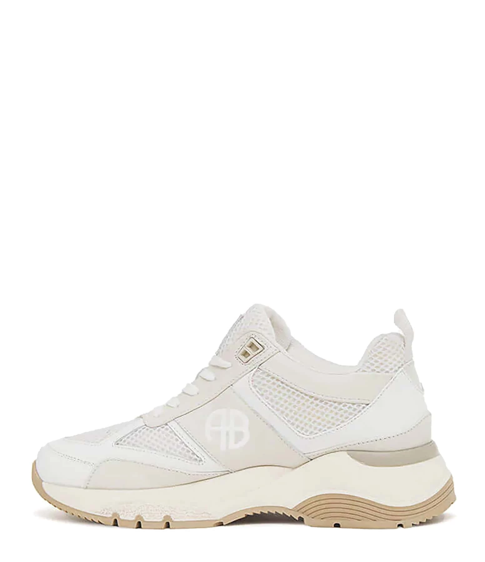 ANINE BING Baskets Dina Cuir Blanc 5 ANINE BING Baskets Dina Cuir Blanc – Image 3