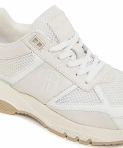 ANINE BING Baskets Dina Cuir Blanc 16 ANINE BING Baskets Dina Cuir Blanc -Golden Goose-boutique anine bing dina sneakers white s 14 3136 183 06 985x