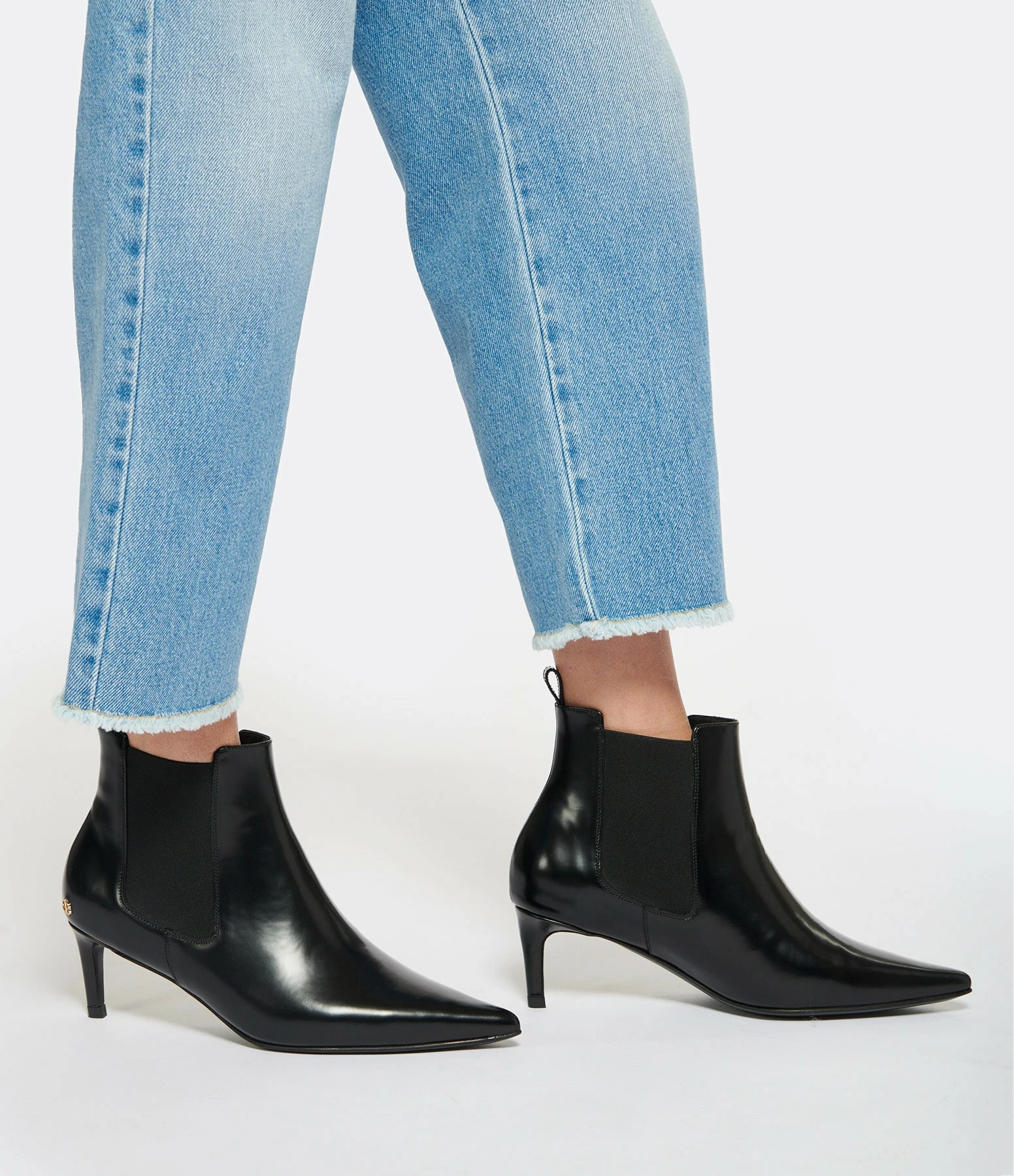 ANINE BING Bottines Stevie Cuir Noir 7 ANINE BING Bottines Stevie Cuir Noir – Image 5