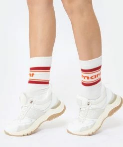 ANINE BING Baskets Dina Cuir Blanc 17 ANINE BING Baskets Dina Cuir Blanc -Golden Goose-boutique anine look20230126 229