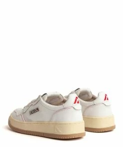 AUTRY Baskets Open Low Cuir Blanc Rose 12 AUTRY Baskets Open Low Cuir Blanc Rose -Golden Goose-boutique aol ce19 3