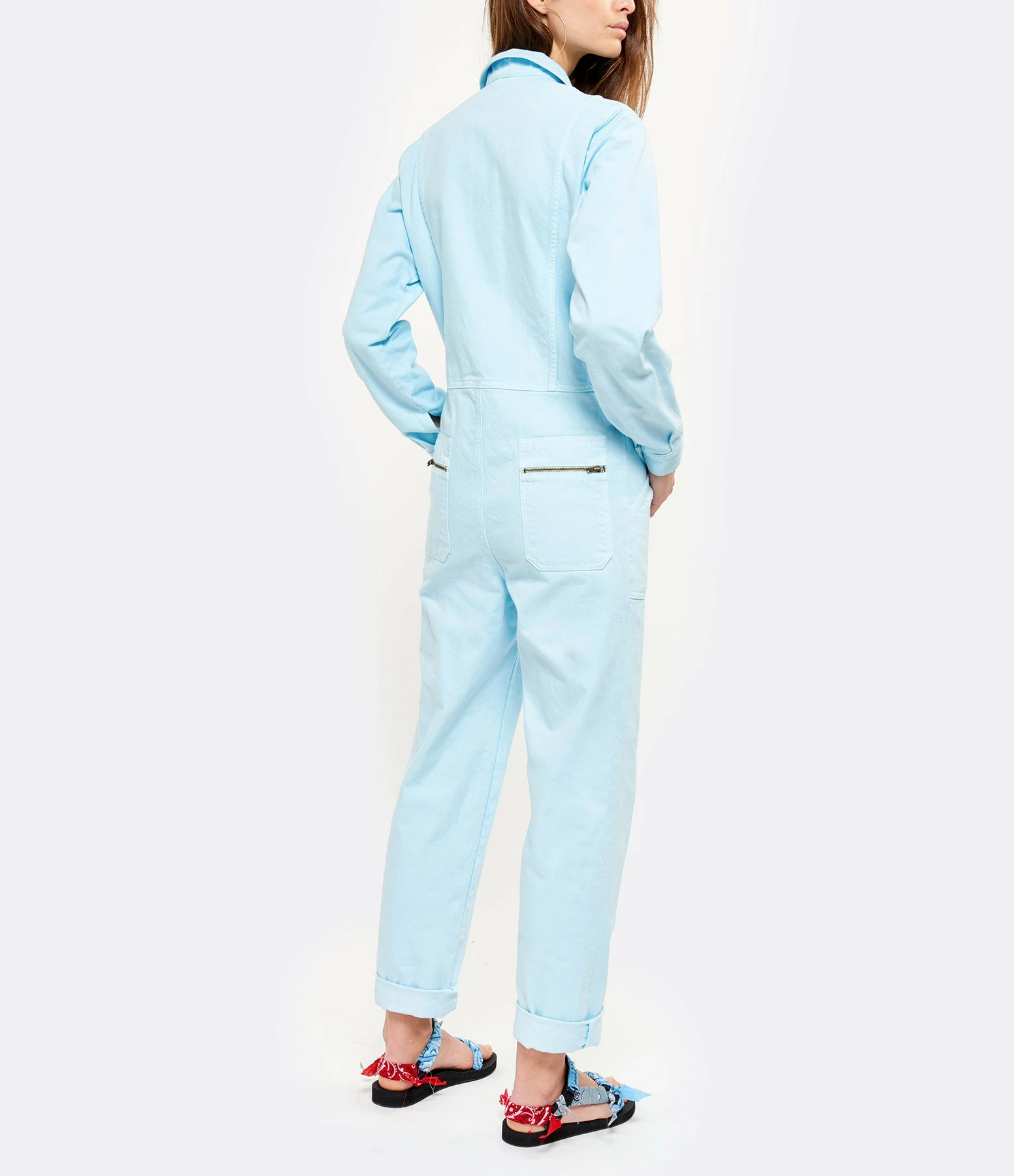 ARIZONA LOVE Sandales Trekky Bandana Bleu Gris Rouge 9 ARIZONA LOVE Sandales Trekky Bandana Bleu Gris Rouge – Image 7