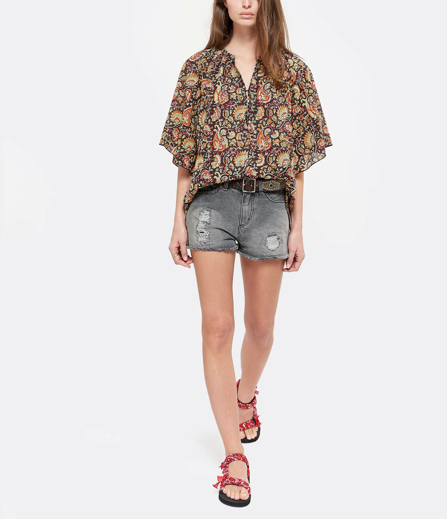 ARIZONA LOVE Sandales Trekky Bandana Rouge 8 ARIZONA LOVE Sandales Trekky Bandana Rouge – Image 6