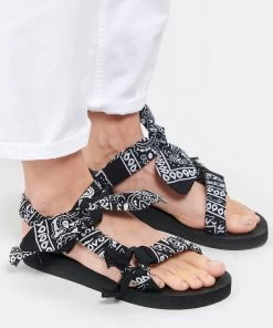 ARIZONA LOVE Sandales Trekky Nœud Bandana Noir 14 ARIZONA LOVE Sandales Trekky Nœud Bandana Noir -Golden Goose-boutique arizo look20210203 32