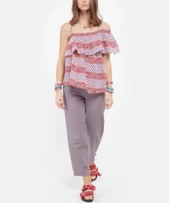 ARIZONA LOVE Sandales Apache Bandana Rouge -Golden Goose-boutique arizo look20210210 124