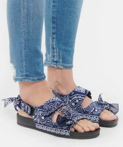 ARIZONA LOVE Sandales Apache Bandana Navy -Golden Goose-boutique arizo look20210210 266
