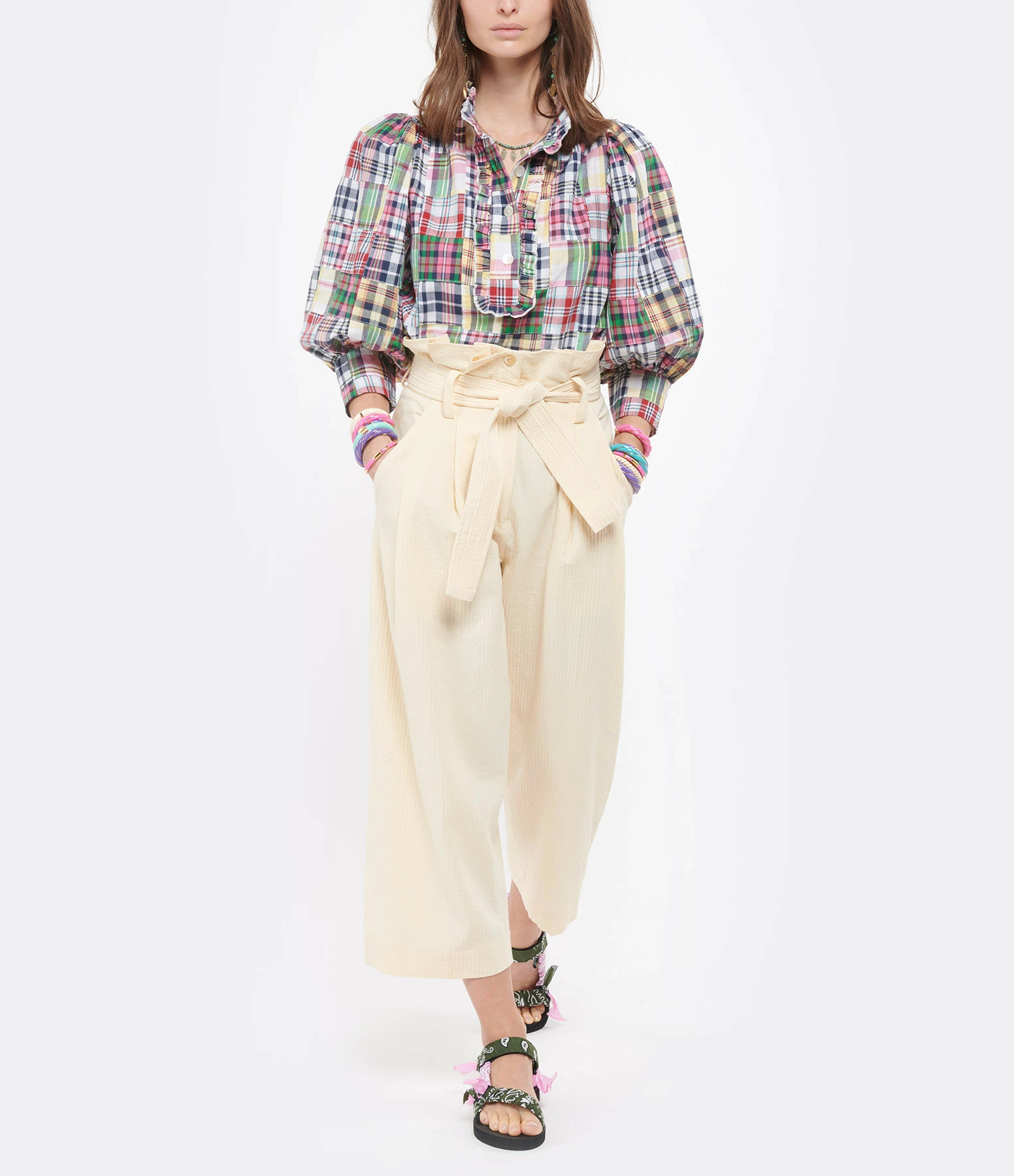 ARIZONA LOVE Sandales Trekky Bandana Rose Kaki 9 ARIZONA LOVE Sandales Trekky Bandana Rose Kaki – Image 7