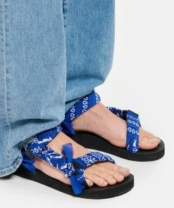 ARIZONA LOVE Sandales Trekky Bandana Bleu 14 ARIZONA LOVE Sandales Trekky Bandana Bleu -Golden Goose-boutique arizo look20210217 449