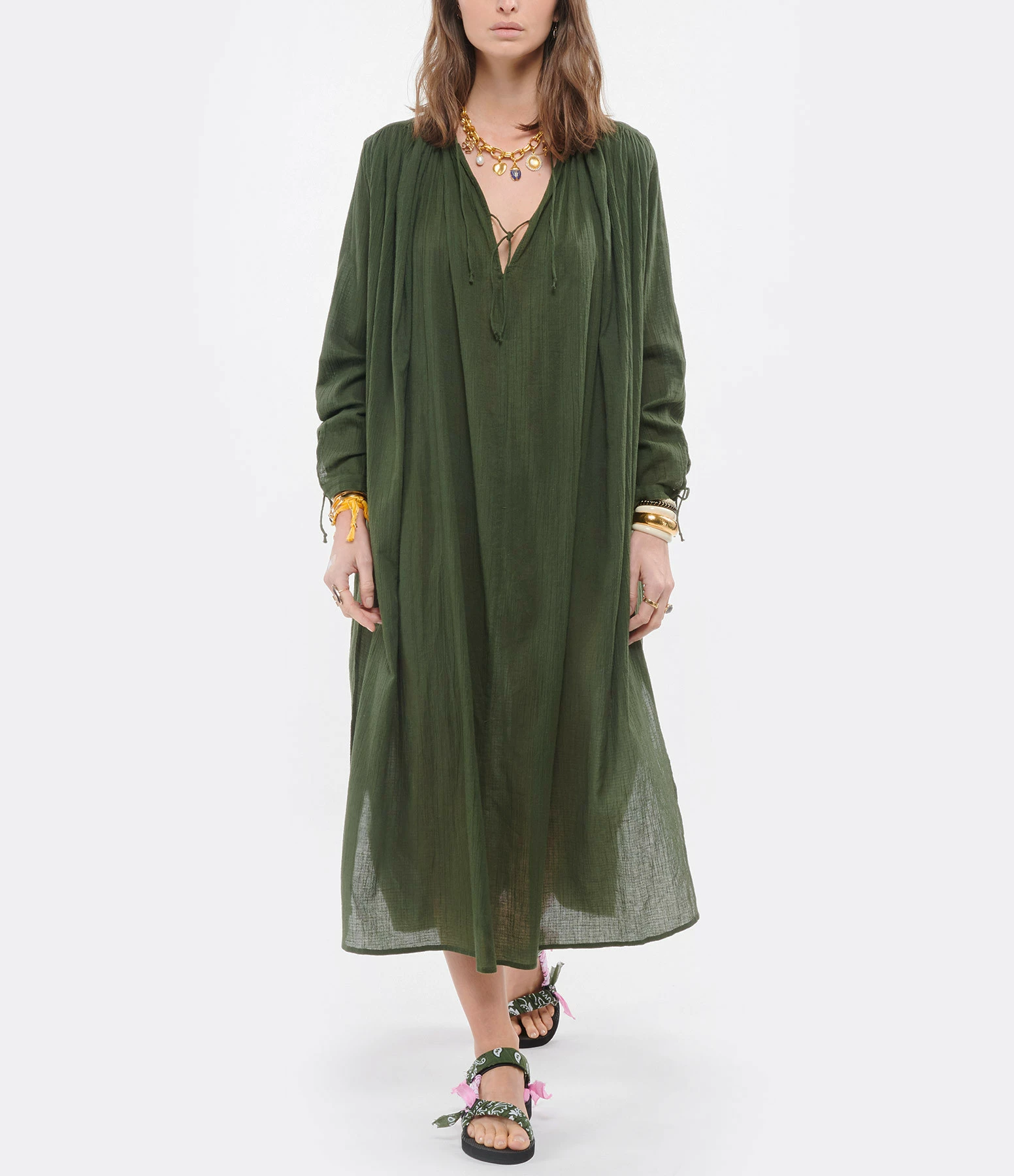 ARIZONA LOVE Sandales Trekky Bandana Rose Kaki 10 ARIZONA LOVE Sandales Trekky Bandana Rose Kaki – Image 8