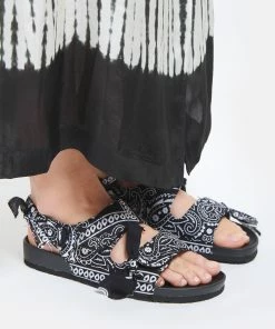 ARIZONA LOVE Sandales Apache Bandana Noir -Golden Goose-boutique arizo look20210317 162