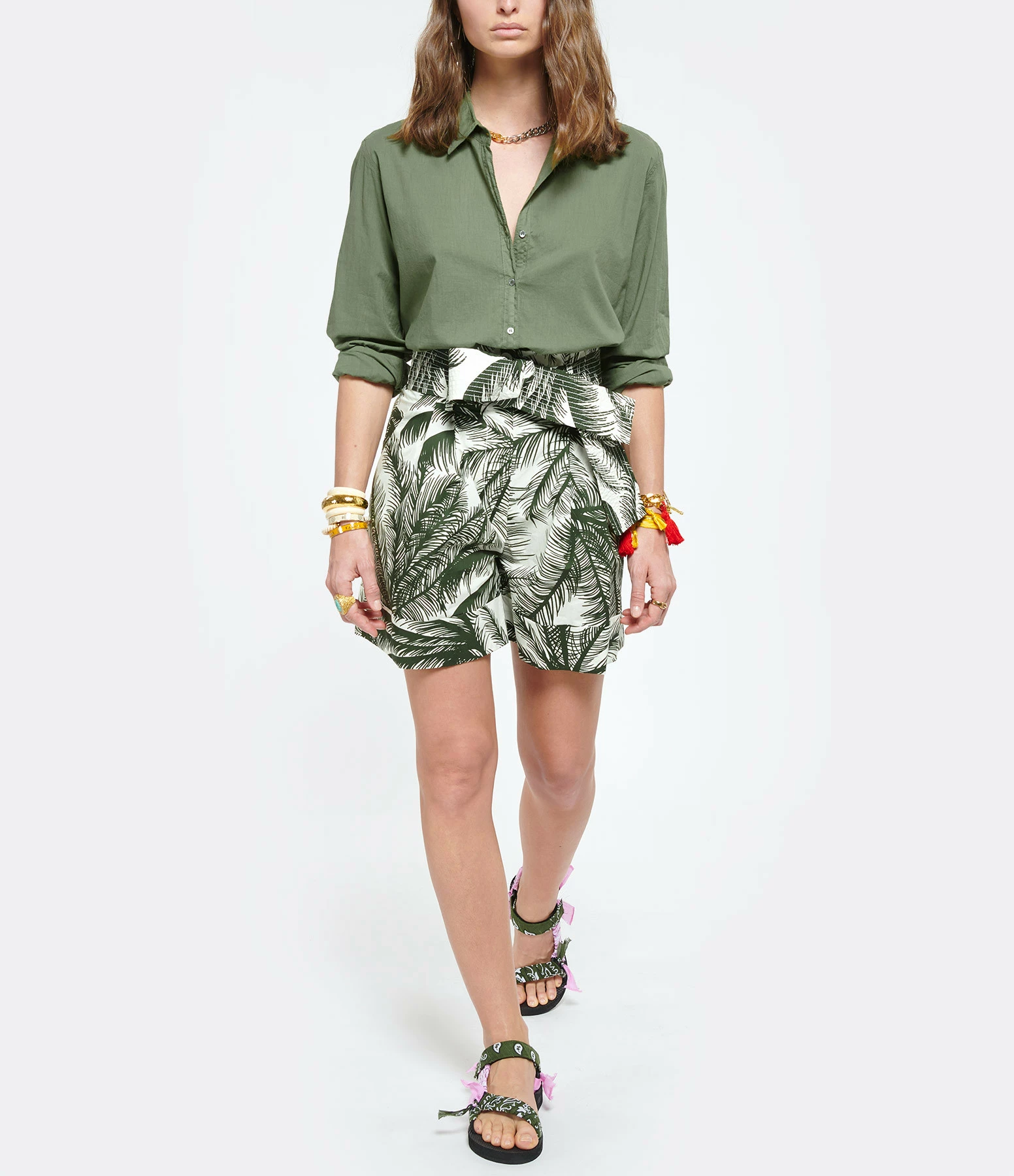 ARIZONA LOVE Sandales Trekky Bandana Rose Kaki 8 ARIZONA LOVE Sandales Trekky Bandana Rose Kaki – Image 6