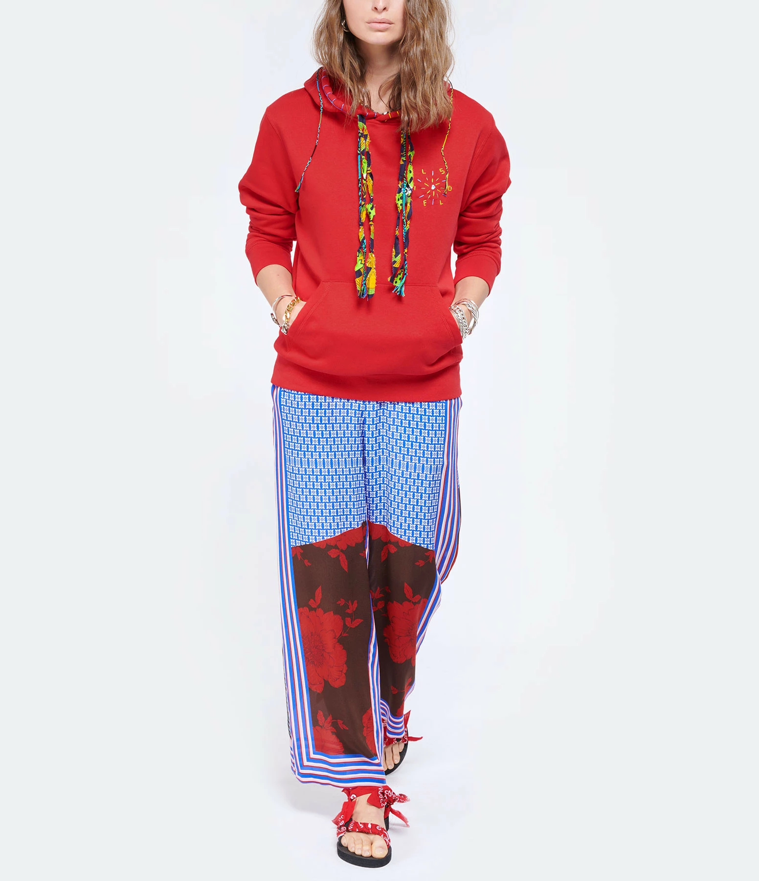 ARIZONA LOVE Sandales Trekky Nœud Bandana Rouge 9 ARIZONA LOVE Sandales Trekky Nœud Bandana Rouge – Image 7